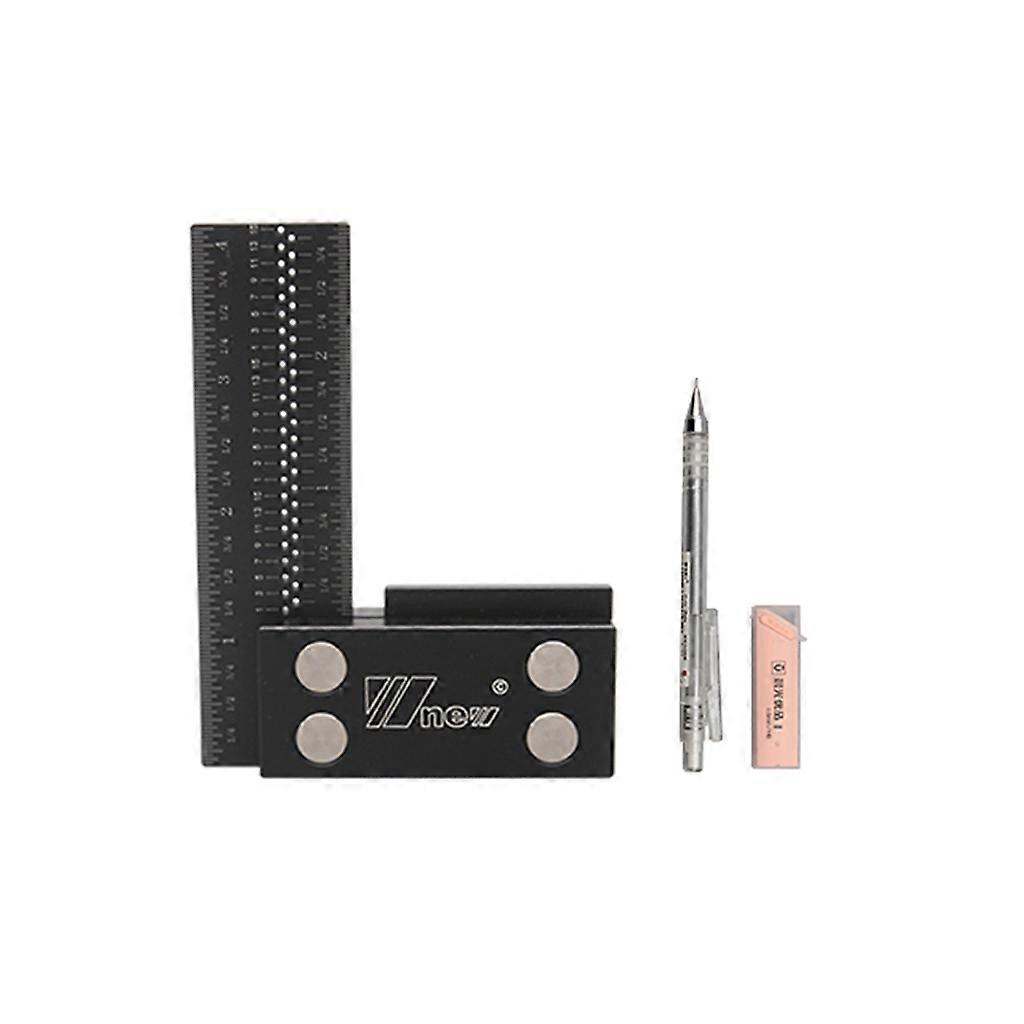 Carpenter Square Layout Tool Right Angle Ruler Parallel Line Marker Woodworking