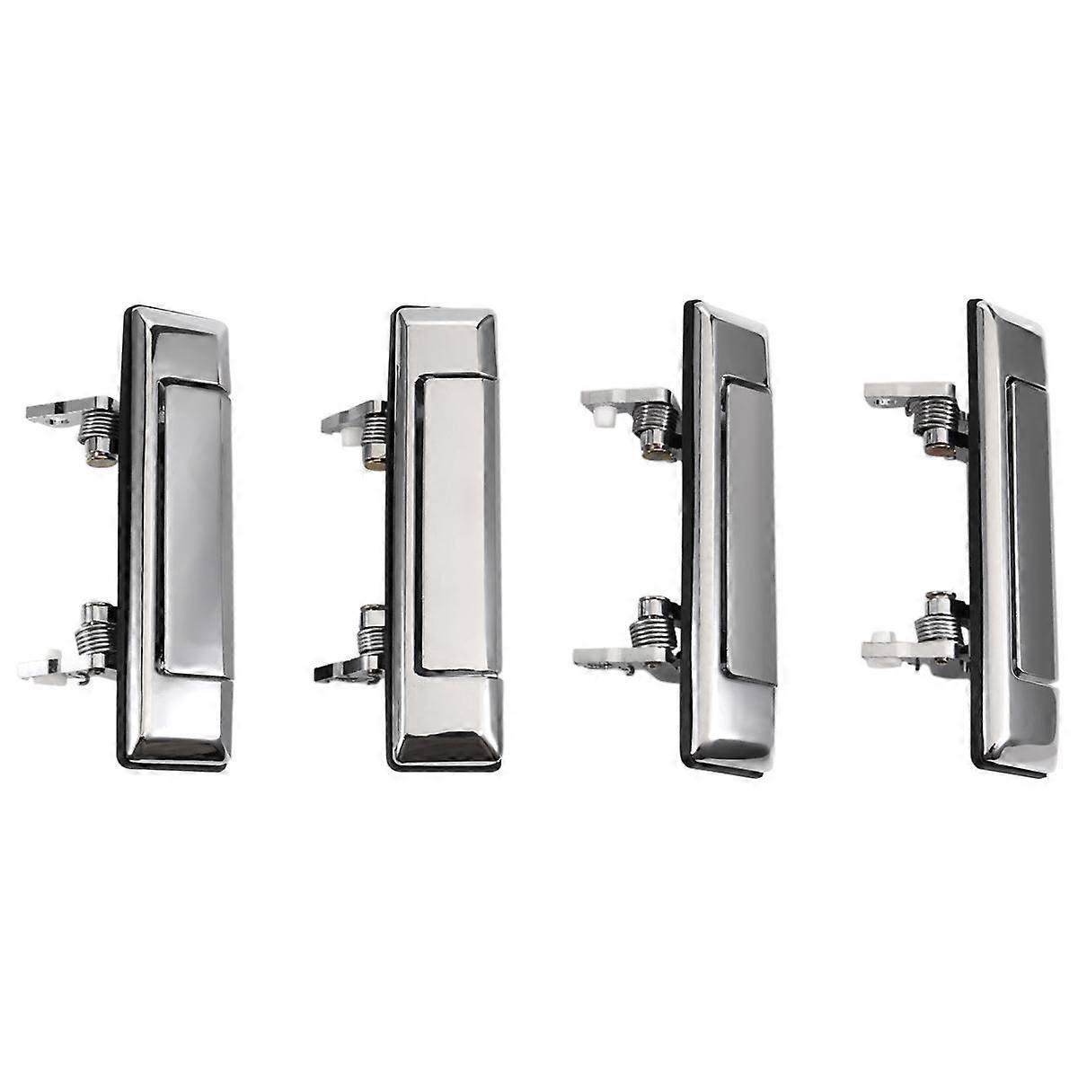 4pcs Chrome Exterior Door Handle for Land Cruiser 60 70 Series 19842019 Pickup 4Runner 19841989