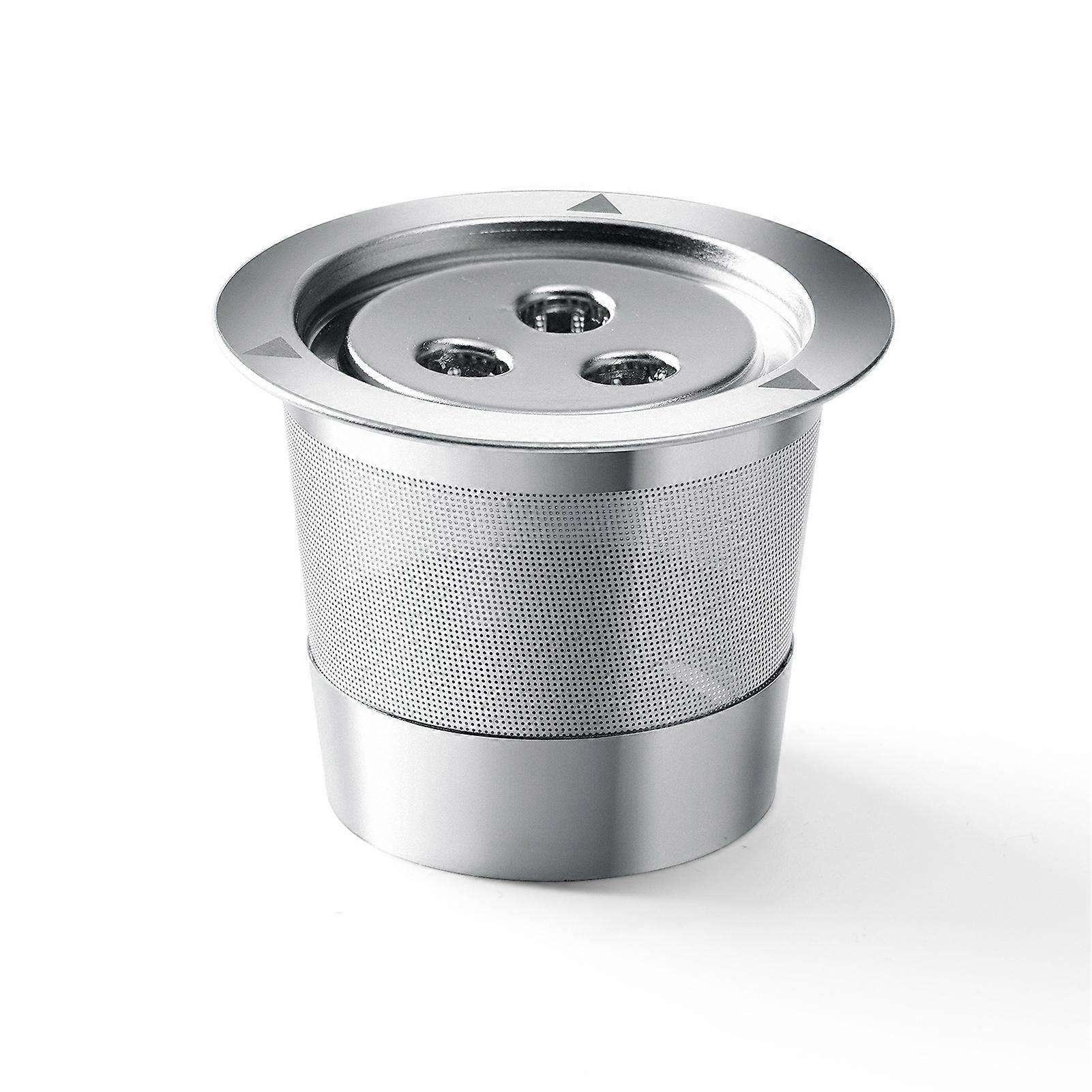 Stainless Steel Coffee Filter for K Cup Reusable Coffee Capsule Cup Fine Mesh Filter Design BPA-Free Easy to Use Refillable Coffee Filter for Ninja