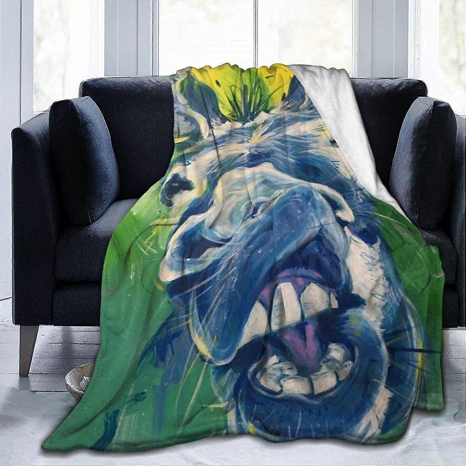 مجردة حمار الصوف بطانية فائقة النعومة مايكرو بطانية الصوف لغرفة نوم أريكة أريكة بطانيات ورمي-R1474