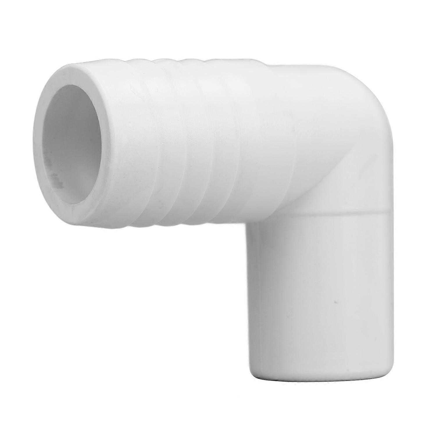 Bilge Pump Drain Connector 360° Rotatable ABS Drain Hose Fitting for G1100 Bilge Pump White 