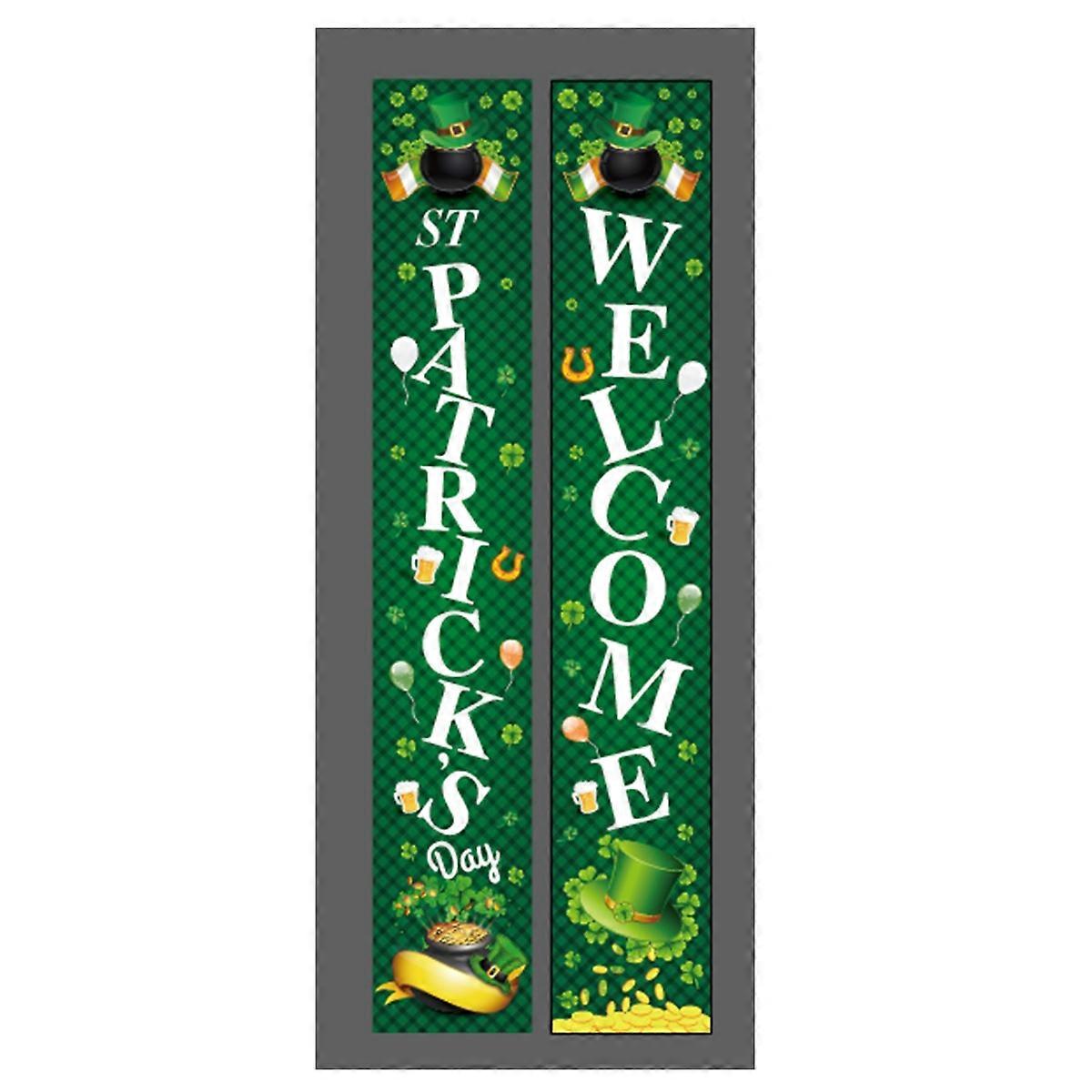 Patrick's Day Banner Pair - Shamrock Magic Festival