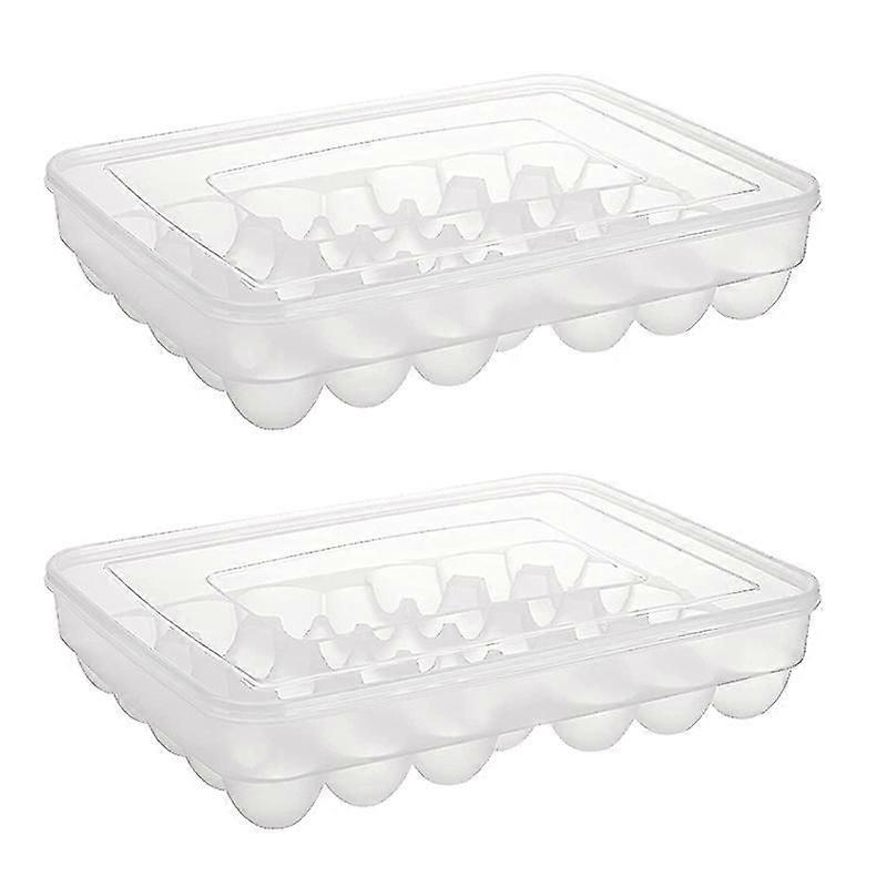 Refrigerator Egg Rack 68 Grid Malicious Egg Tray Rack Stackable Egg Container With Lid 34 Egg Boxes