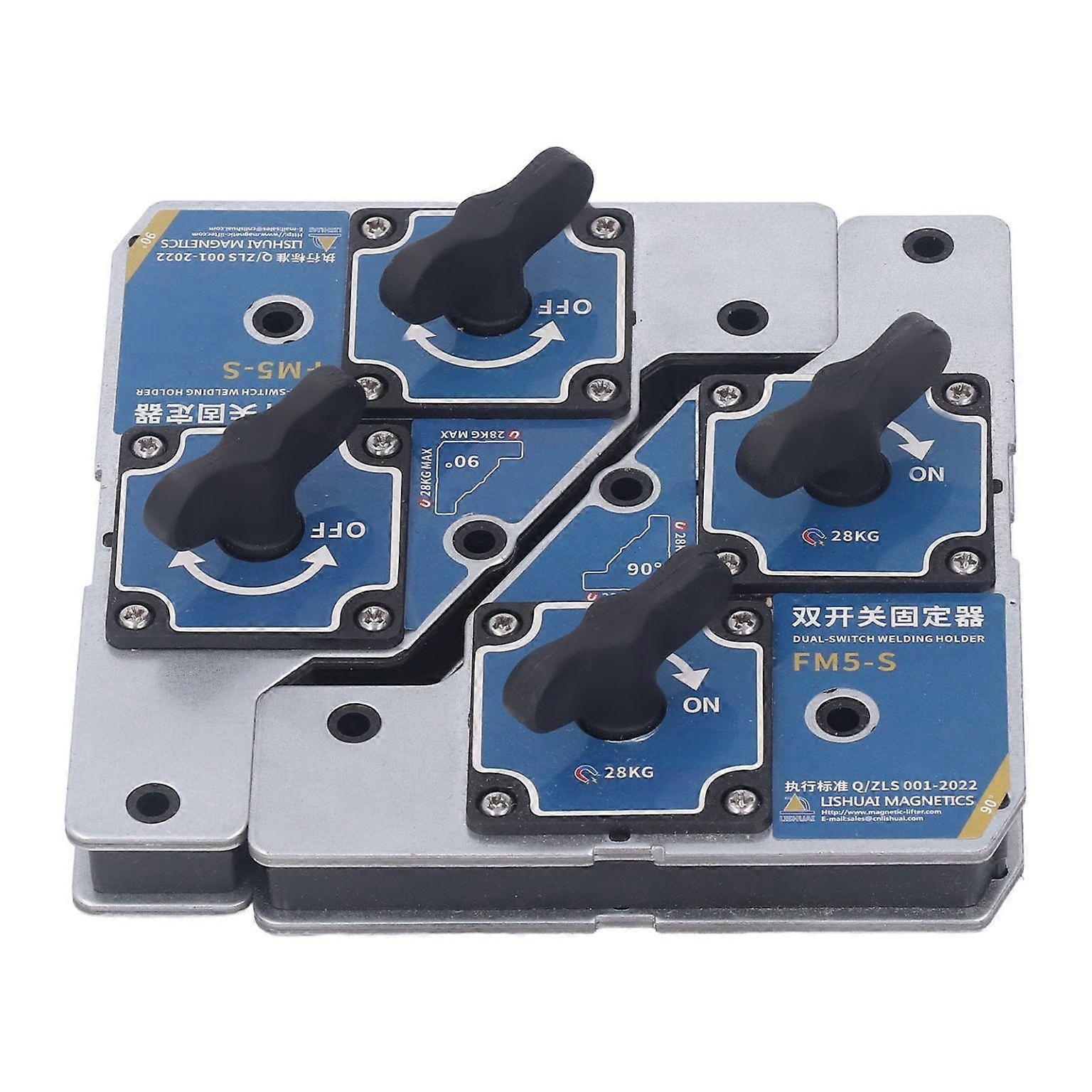 welding angle support welding fixture welding holder 2Pcs Welding Magnet 2
