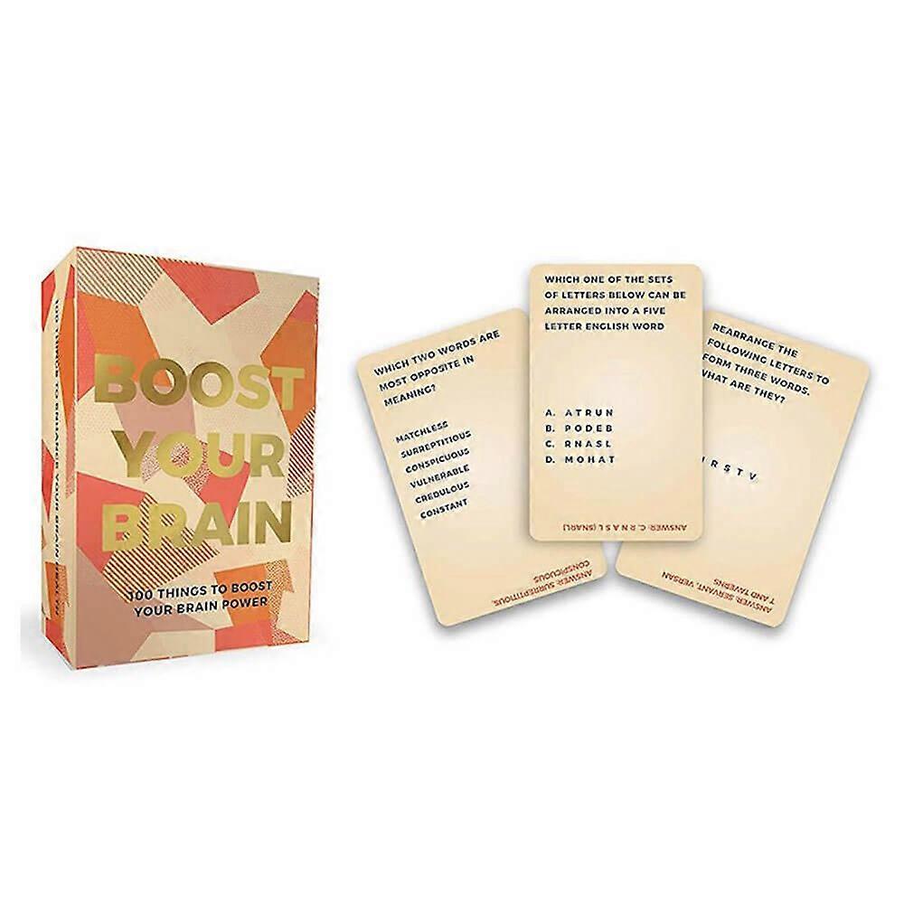 Boost Your Brain Cards Keep Your Brain Active With These Brain Train Exercises