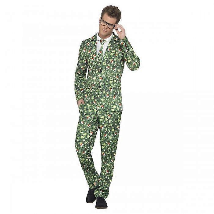 Smiffys Mens Brussel Sprout Costume Suit