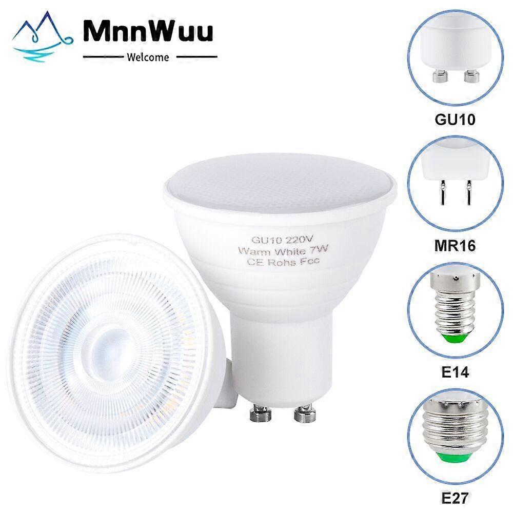 MR16 GU10 E27 E14 Lampada LED Bulb 5W/ 7W 220V Bombilla LED Lamp Spotlight Lampara LED Spot Light 120 degree Cold/Warm white
