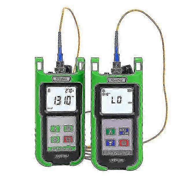 Optic Fiber Power Meter Komshine Kpm-35 Ftth Fiber Cable Tester And Singlemode Fiber Optical Light Source Kls - JS
