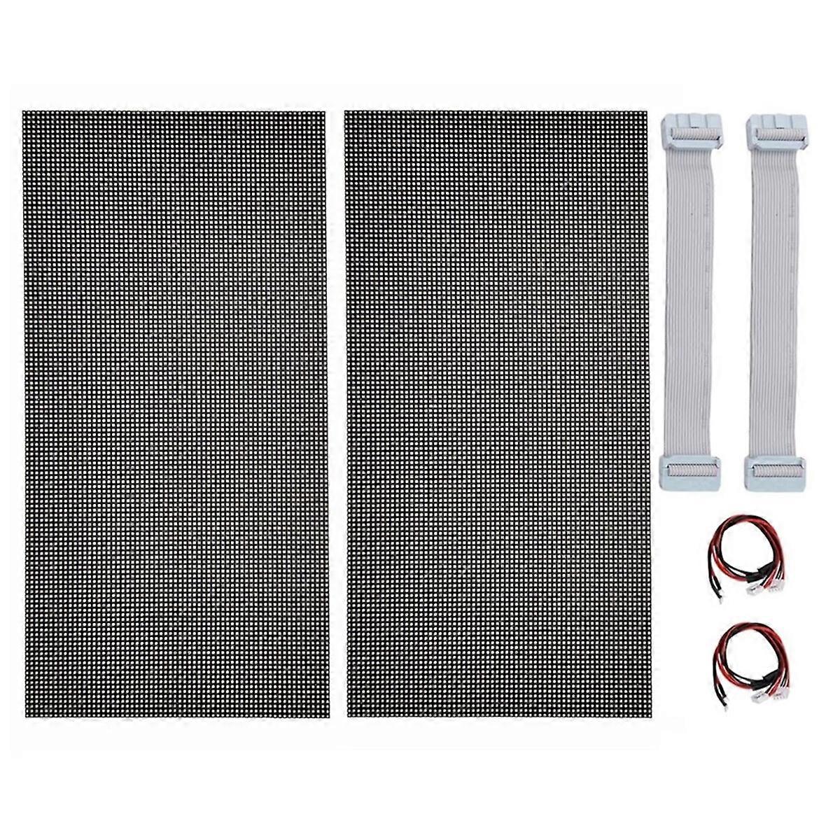 2Pcs P2.5 Indoor Full Color LED LED Display Unit Board HUB75 320x160mm 128x64 Pixels SMD RGB P2.5 LED Screen Panel