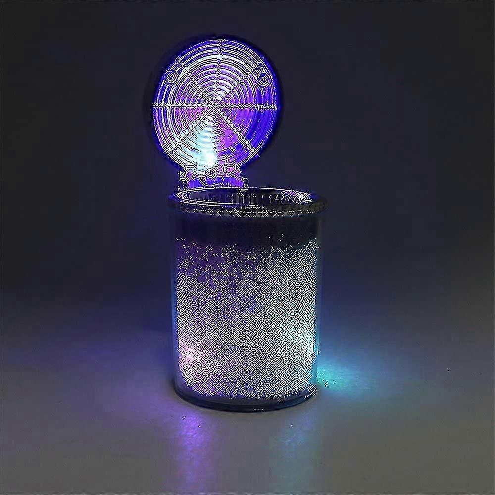 Car Ashtray Portable   Ash Cylinder With Led Luminous For Car