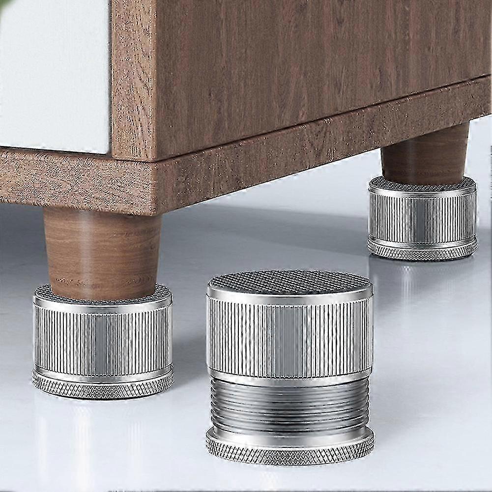 2pcs Multi - function Adjustable Bed Risers for Furniture - Heavy Duty, Anti - vibration Protectors