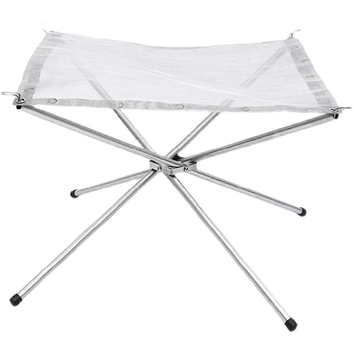 Bärbar Utomhus Eldstad Uppgraderad Camping Eldstad Vikbara Mesh Eldstäder För Camping, Lägereld W