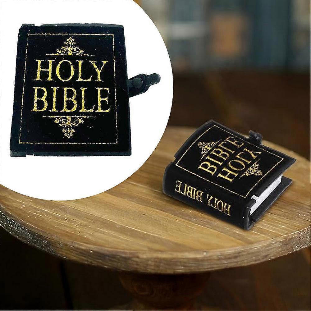 BIBBIA CATTOLICA Libro di religione leggibile in miniatura in scala 1:12