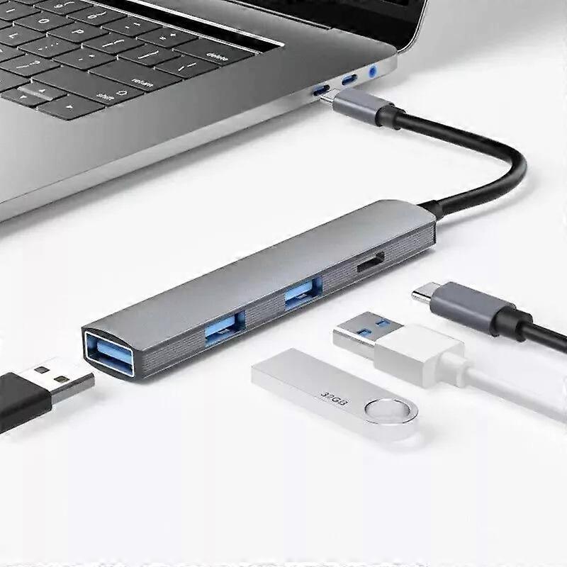 Adapter USB C HUB Type 4Port High Speed Multi USB Splitter For PC Laptop Macbook