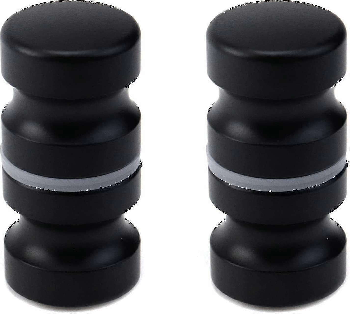 2pcs Black Bathroom Pull Handles, Shower Glass Door Knobs, Back To Back Shower Door Knobs