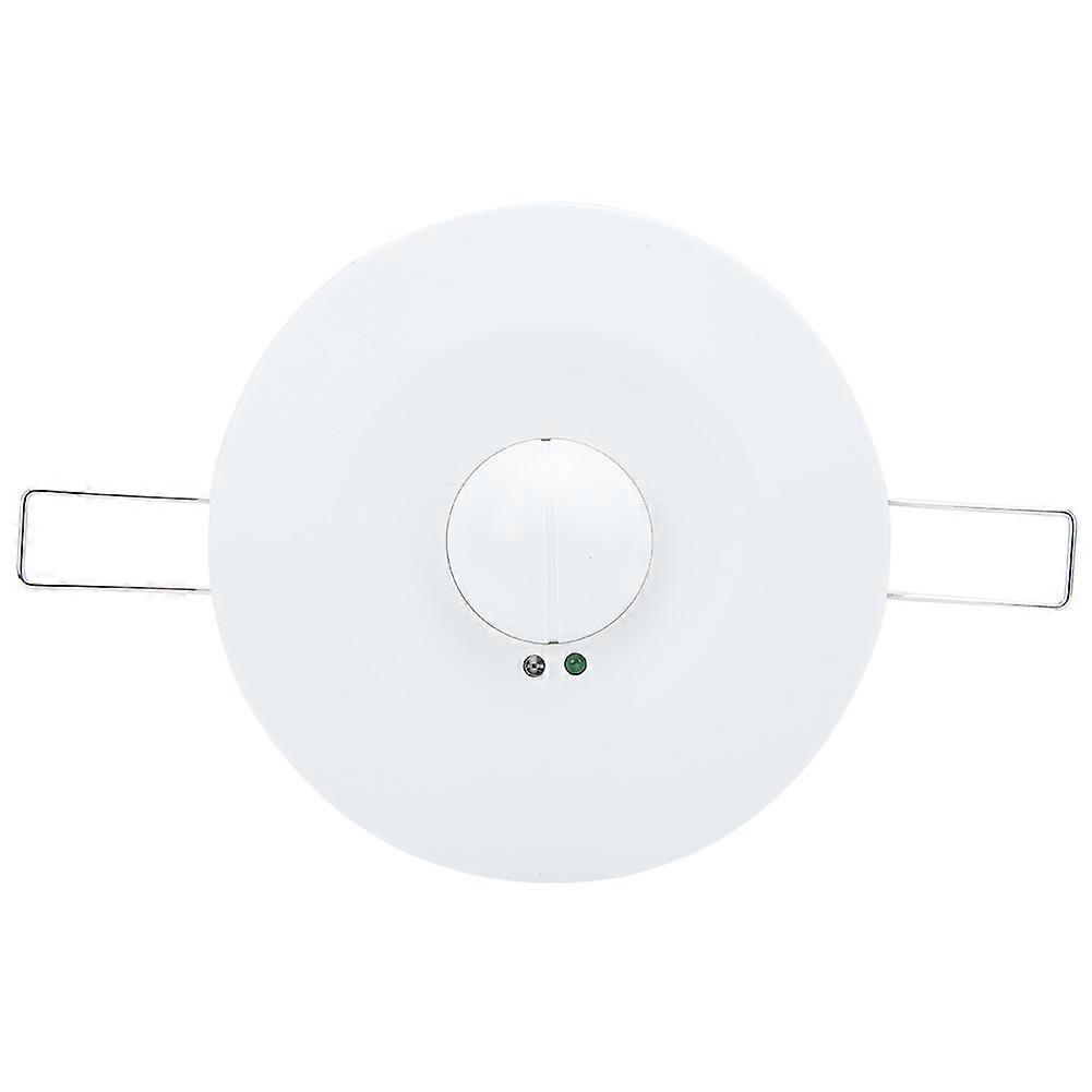 360 Degree Embedded Microwave Sensor Radar Induction Sensor Switch 220-240V Fire Fighting Interface Ceiling Mount