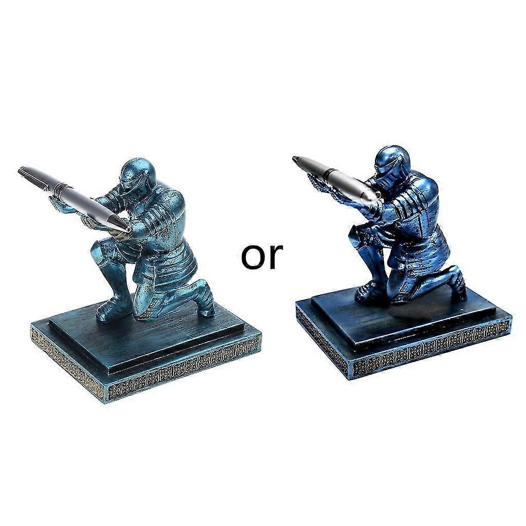 Resin Pen Display Rack Knight Pen Holder Stand for Display Fountain Pen Dip Penl