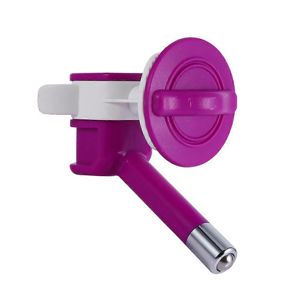Dog Cat Water Dispenser Automatic Plastic Hanging Fountain Feeder with Adjustable Nozzle for Pets 1.5L Capacity