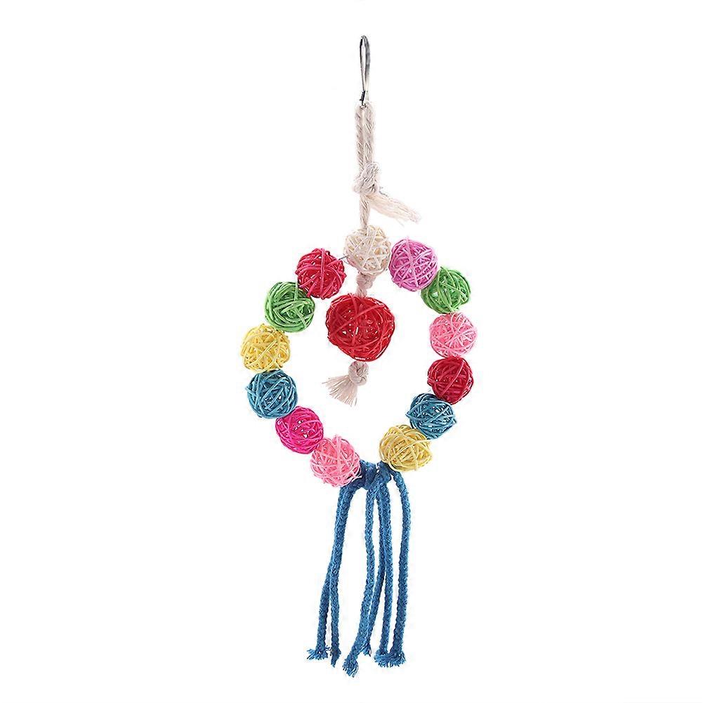 Parrot Toy Bird Toys Hanging Toy Parrot Swing Suitable for Parrots and Birds