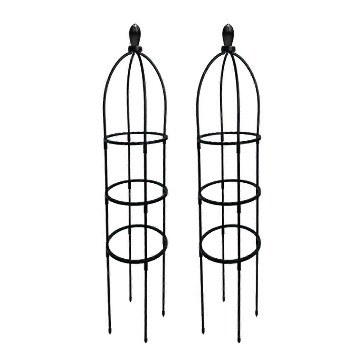 Climbing Plant Obelisk Trellis, Garden Trellis 2pcs(B)