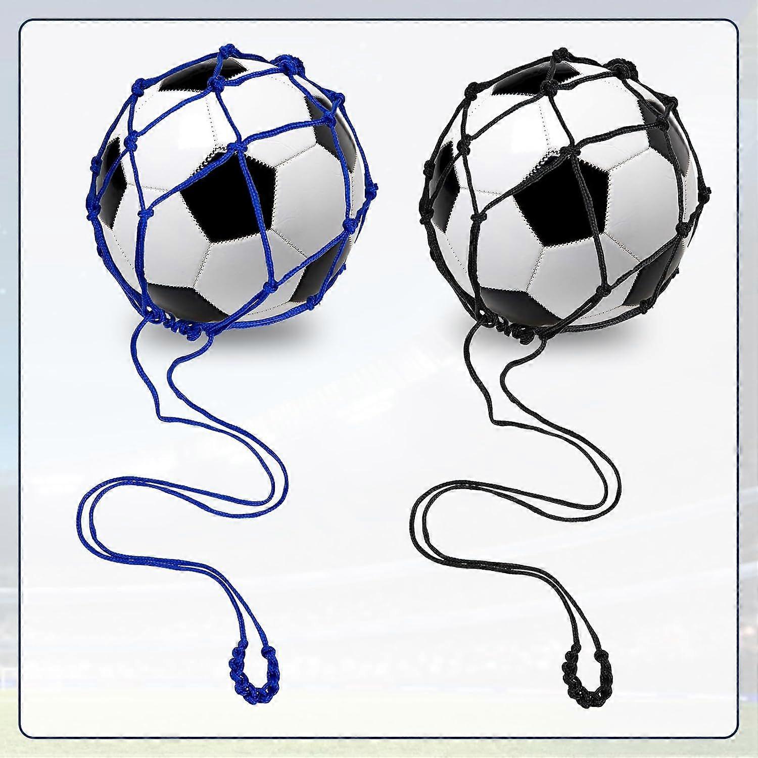 2 Pack Soccer Kick Trainer Soccer Net Volleyball Kick Trainer Net Training Device Football Training Aid Single Soccer Return Trainer Net Children Teen