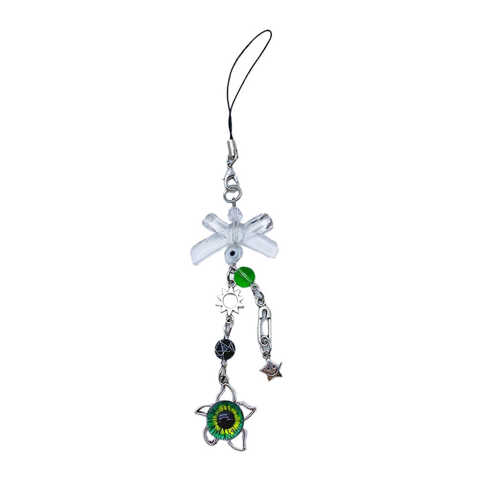 Y2k Style Téléphone Lanière Sangle Mignon Sac Breloque Téléphone Pendentif Anti Perdu Chaîne de Téléphone Matériau Alliage Adapté Pour Sac De Téléphone