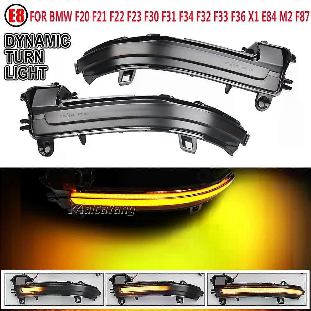 2X LED Dynamic Turn Signal Light Sequential Rearview Side Mirror Lamp For BMW F20 F21 F22 F23 F30 F31 GT F34 F32 F33 F36