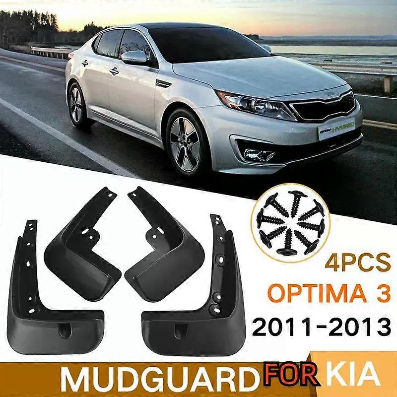 Compatible 4pcs Car Mud Flaps For Kia Optima k5 2011 2012 2013 sx Front Rear Fender Flares Splash Guards Auto Mudflaps Mudguards
