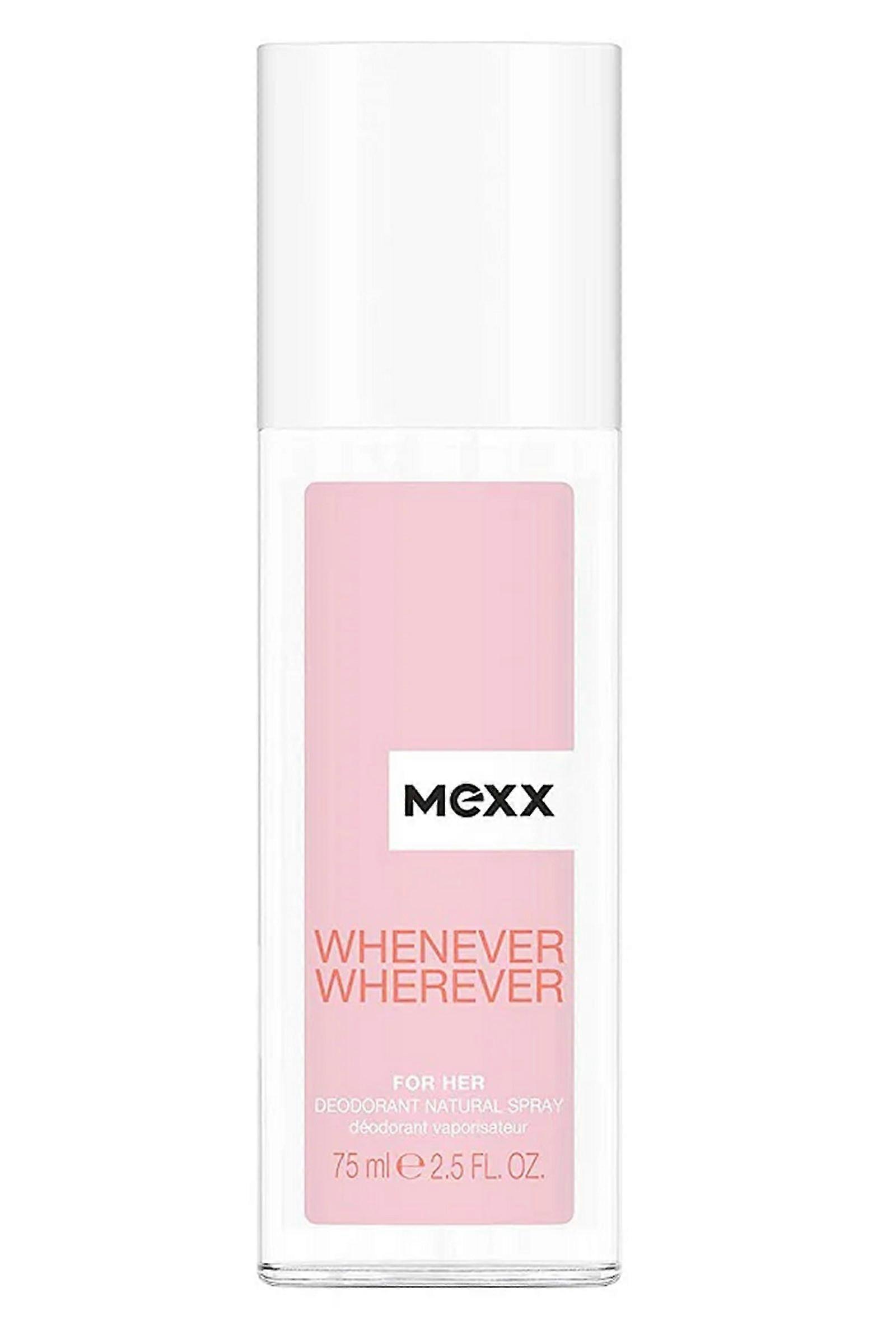 Whenever Wherever for Her Mexx Deodorant Natural Spray 75ml