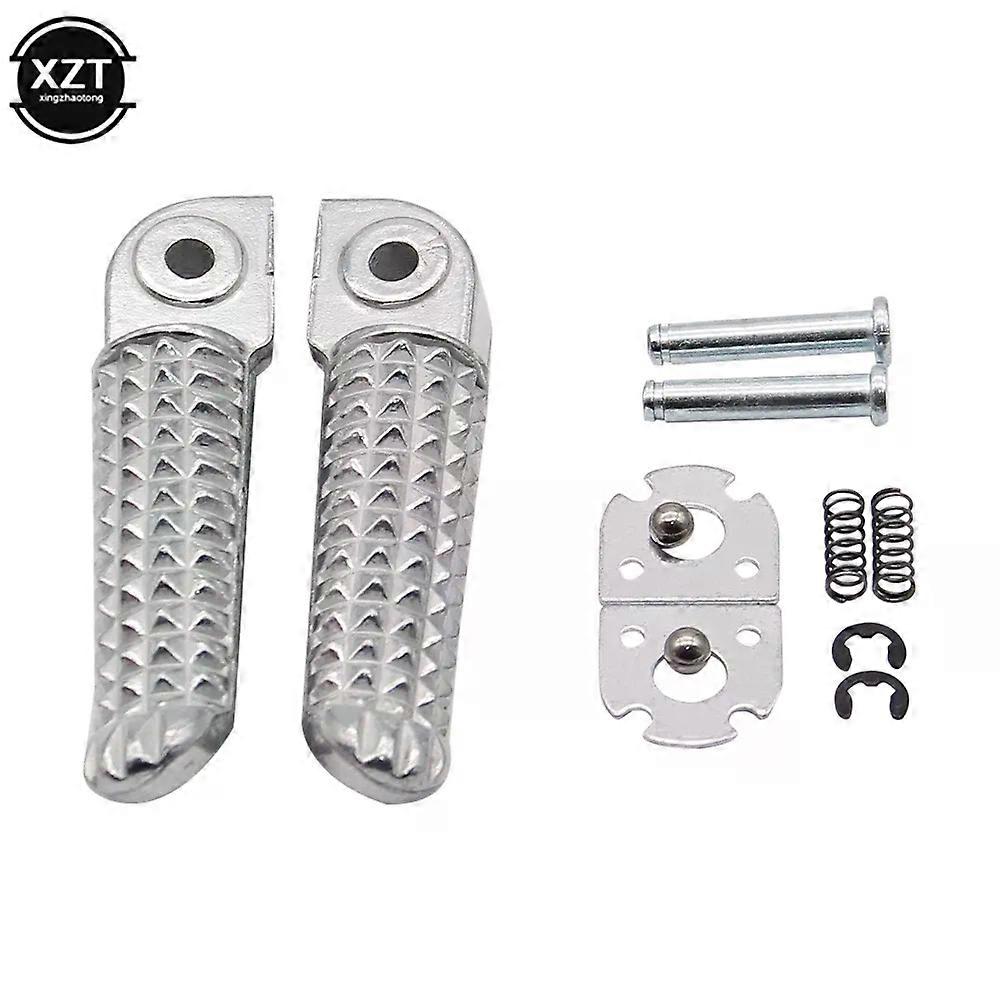 Motorcycle Front Rear Footrests Foot pegs Foot Pedal Spring compatible for Kawa-saki ZX6R ZX10R ZX9R Z1000 Z750 Z750S ER6N
