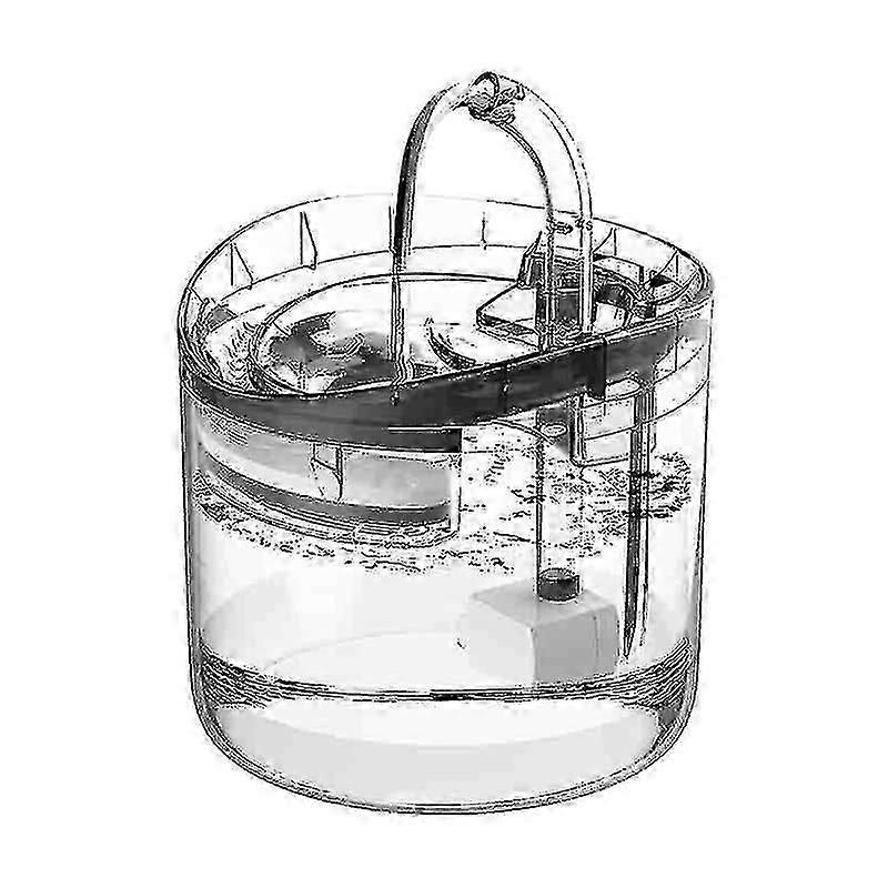Drinking Fountains Transparent Pet Cat Water Fountain With Filter 1.6l Automatic Dog Water Dispenser Faucet Drinkers