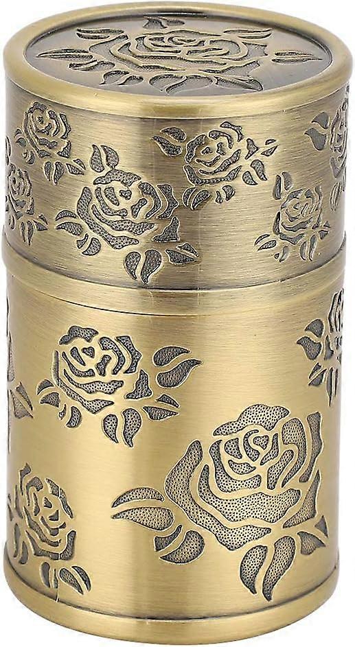 Vintage zinc alloy toothpick storage box - FFY