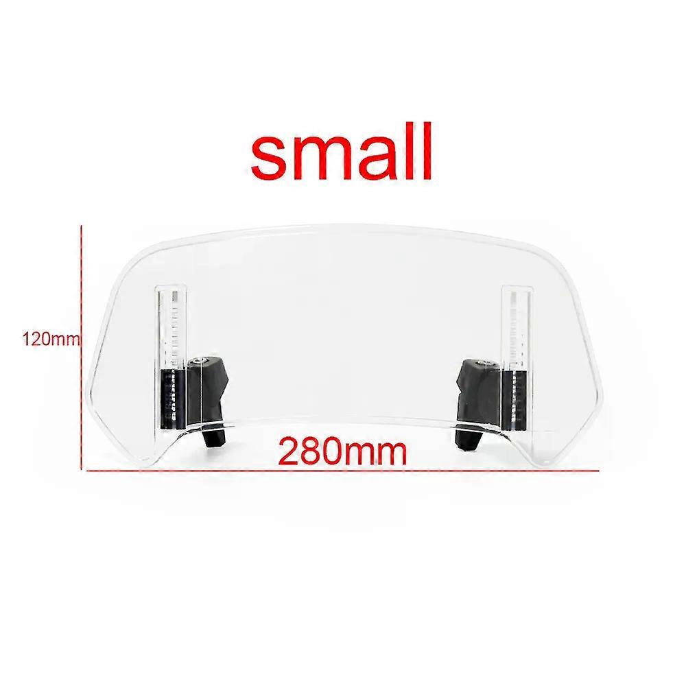 con For Piaggio Vespa LX50 LX125 LX150 GT200 GTS125 GTS250 GTS300 Motorcycle Windshield Clamp-On Windscreen Spoiler Extension
