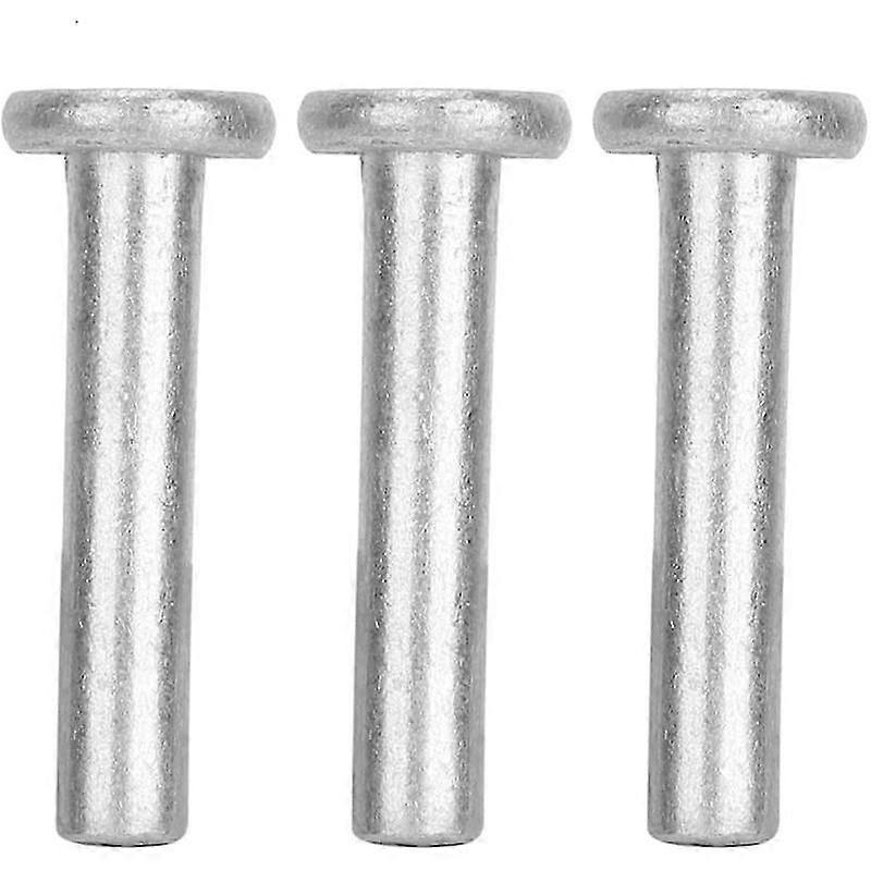 100pcs Gb867 M4 Flat Head Aluminum Solid Rivet Fasteners(m425) -