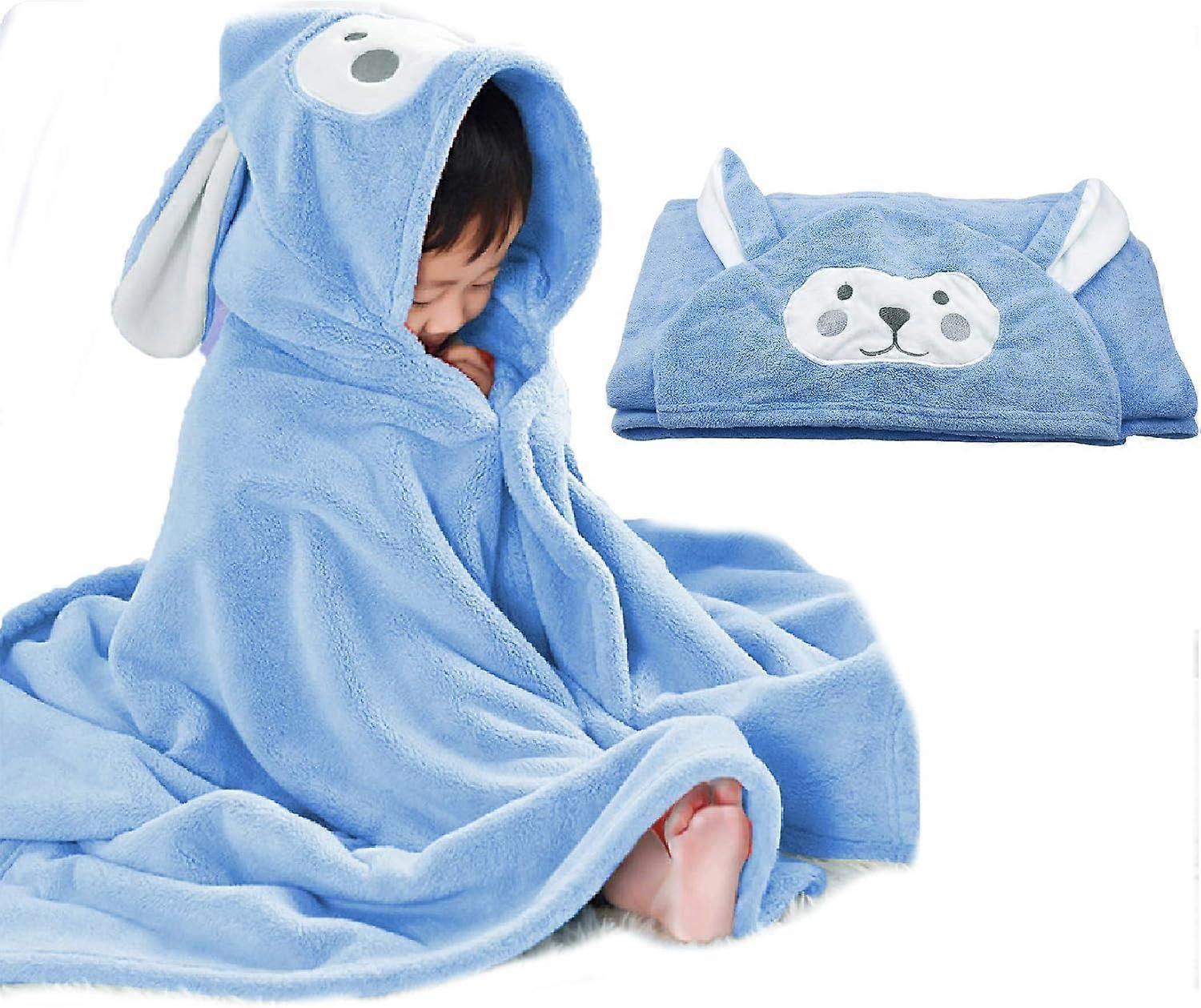 Peuter badhanddoek, microvezel, sneldrogend, ontwerp met capuchon