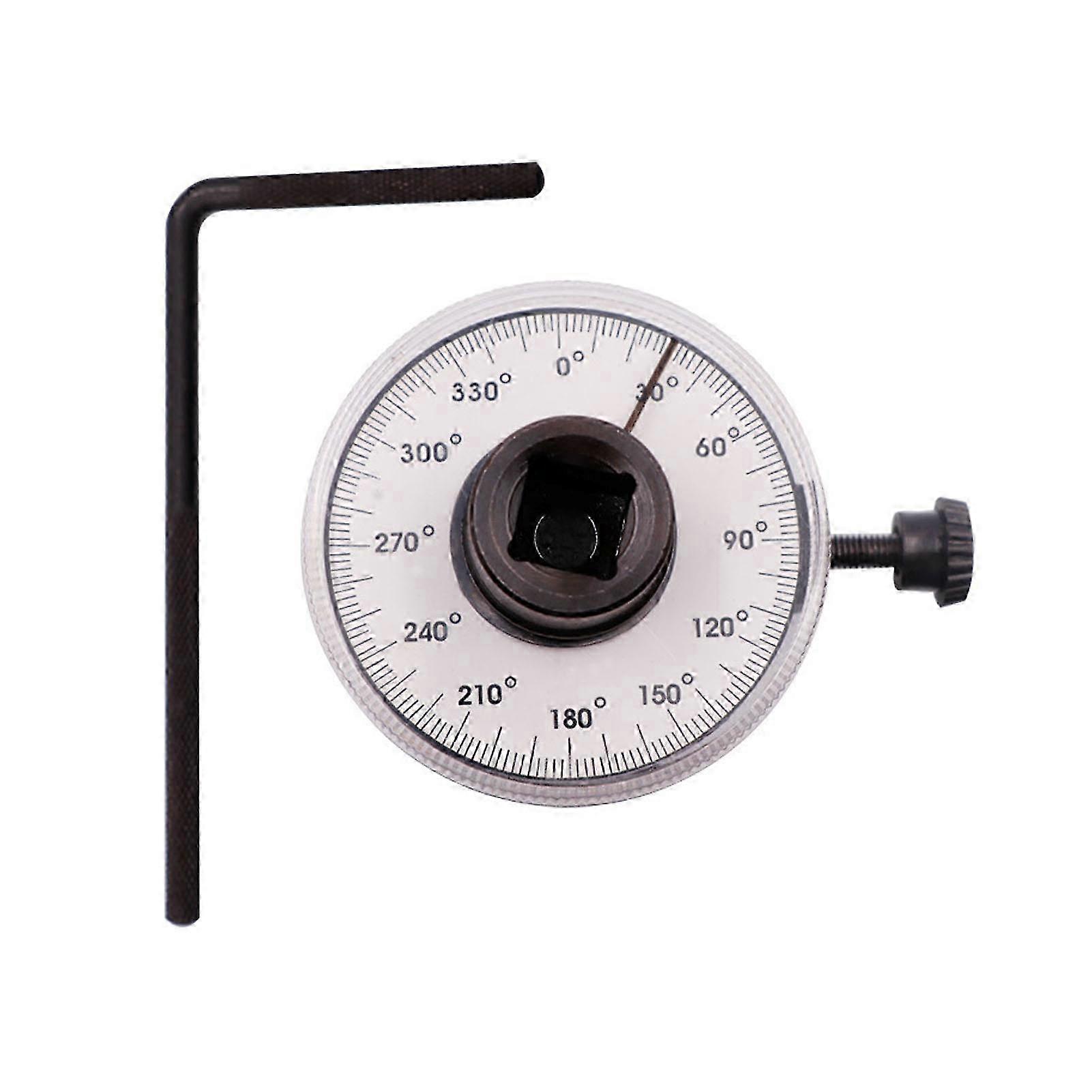 Torque Angle Gauge 1/2in 360 Precision Angular Tightening Clear Scale Adjustable Angle Measuring Tool
