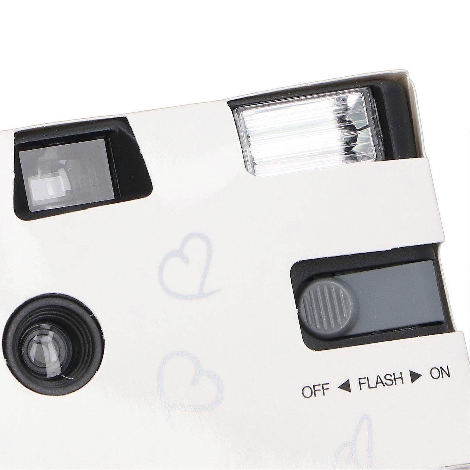 900mAh Film Camera, Full Manual Setting, One-time Flash, with 16 35mm Color Films, Retro Camera for Birthday, Wedding, Travel