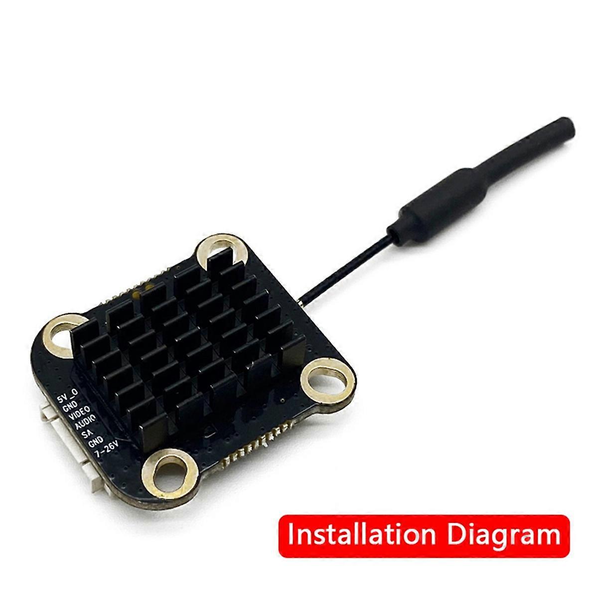 5.8GHz 48CH FPV VTX 1W 5.8G Image Video Transmitter 2-4S 100/1000mW for Long Range RC FPV Drone Mul