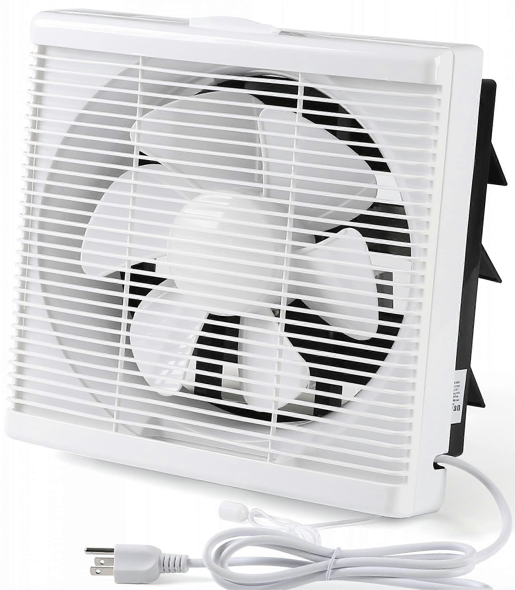 10 Inch Window Reversible Exhaust Fan Through-wall tallation Ventilation Fan Shutter Box