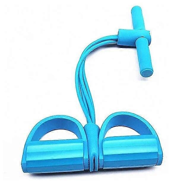 Fitness Gym 4Tube Resistance Band Latex Pedal Exerciser Sit-up Pull Rope Expander Elastic Yoga Equipment Pilates Home Workout