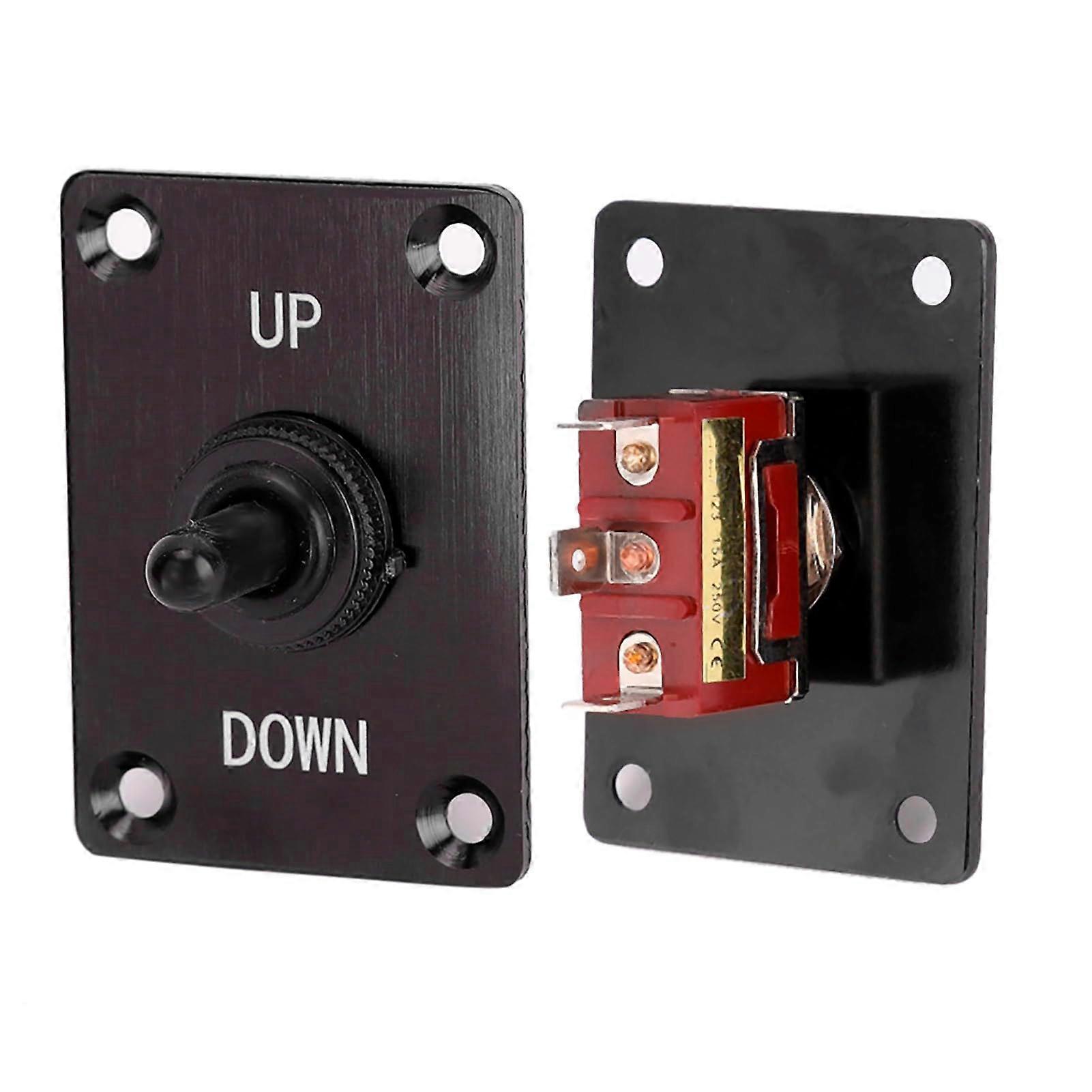 DC12V Toggle Switch OnOff UpDown Trim Tab Panel Breaker for RV Caravan Marine Boat, Waterproof, Durable, Easy Install