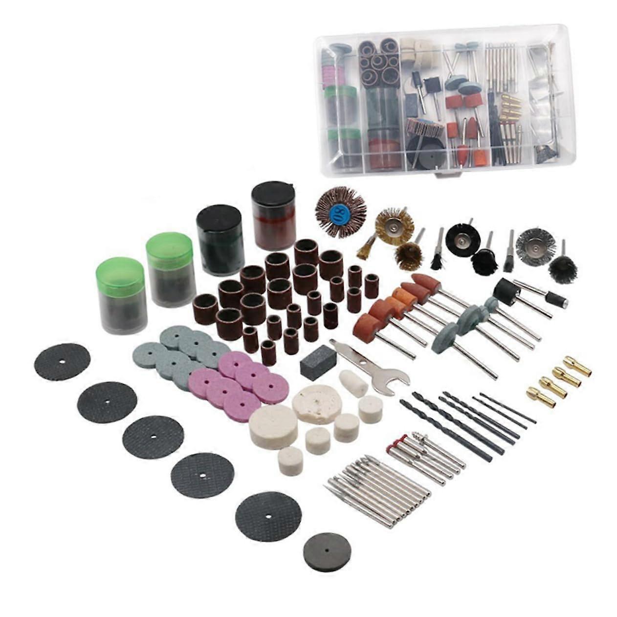 161pcs Polishing Tool Kit Rotary Tool Set with Storage Box for Stones and Compatible Materials
