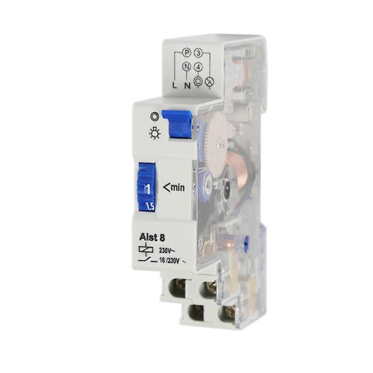 24 hour time switch 0080804 ELPA 8 - Staircase timer - Electromechanical - 4 core