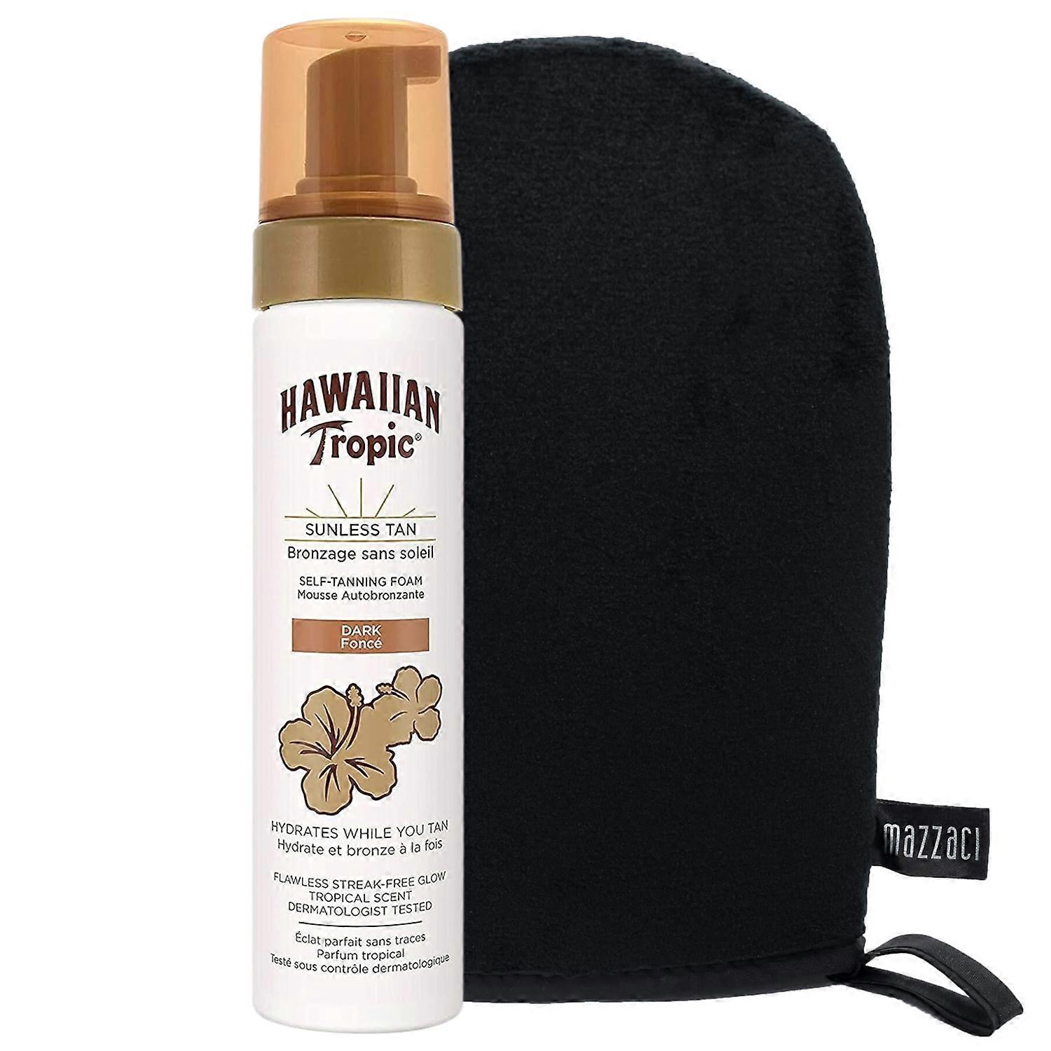 Hawaiian Tropic Self Tan Dark Self -tanner + glove