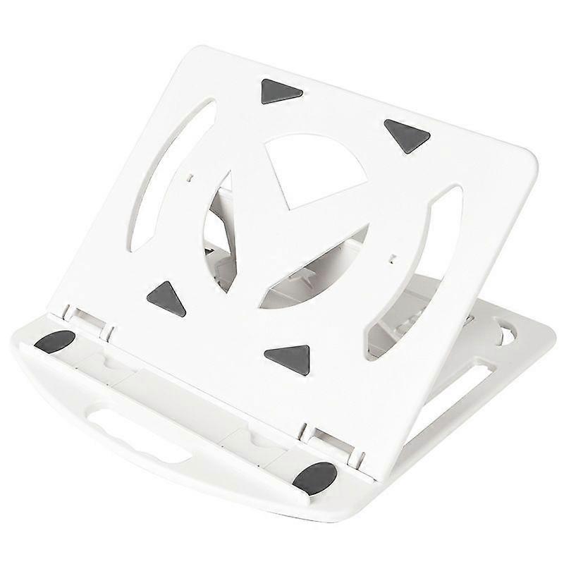Desktop laptop stand, foldable laptop stand, adjustable computer stand(white)