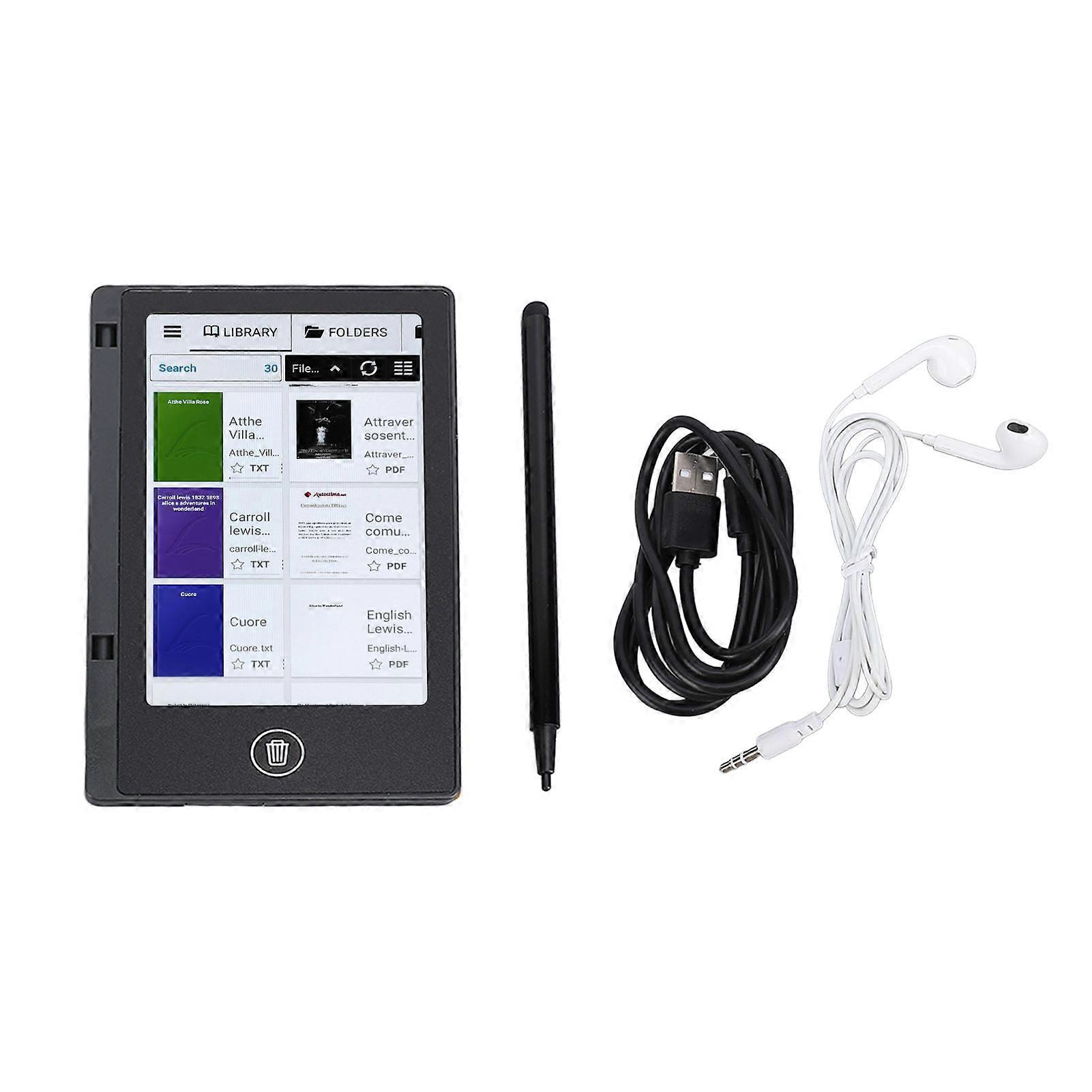 Electronic Book 1+8GB 5 Inch Color LCD Touchscreen WiFi Bluetooth FM Portable Digital Book Reader
