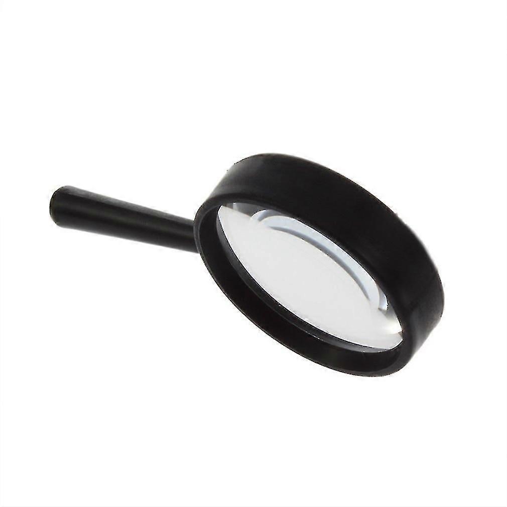 Top Handheld Reading 5x Magnifier Hand Held Magnifying 25mm Mini Pocket Magnifying Glass Children Magnifying Glass