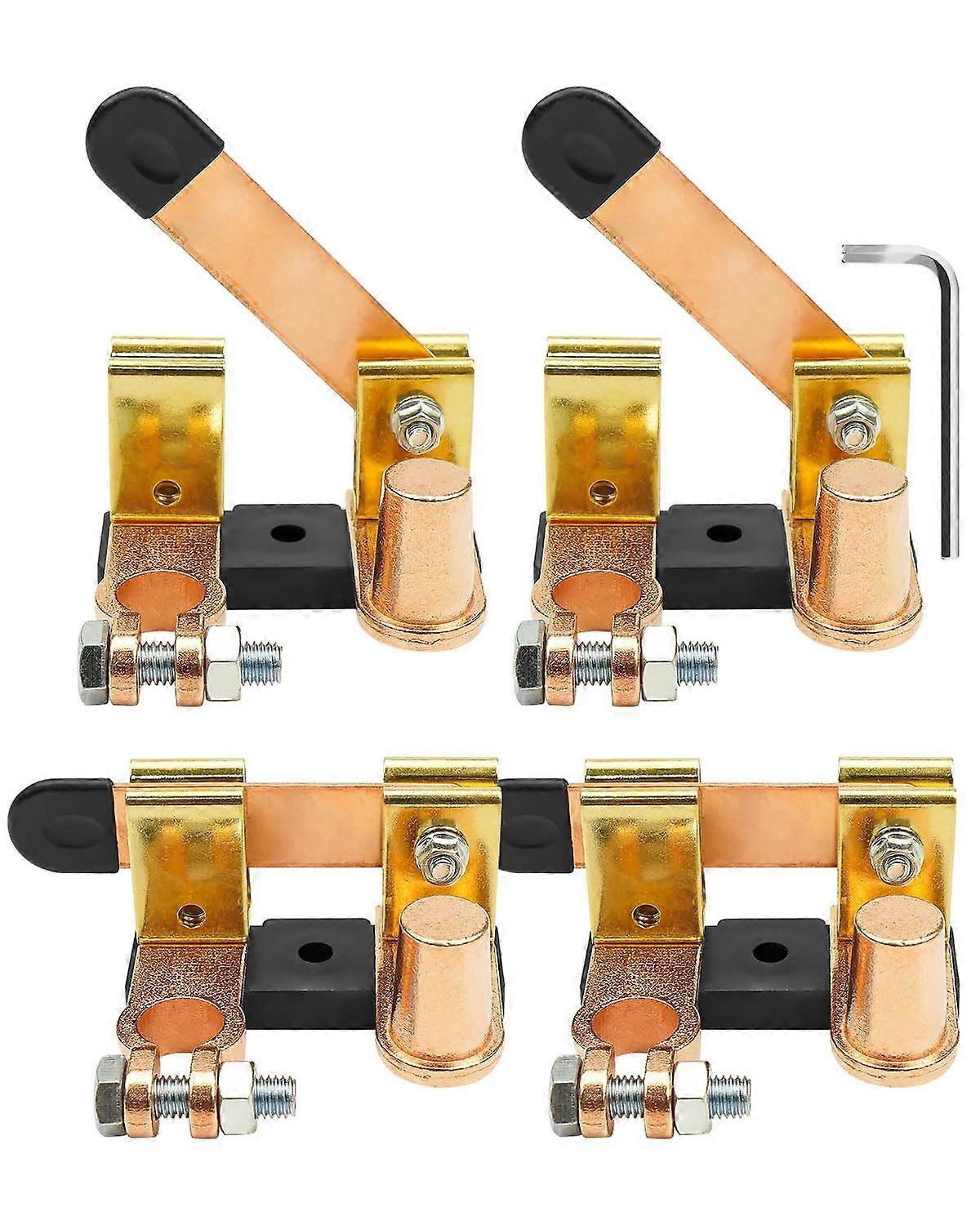 Side Post Knife Blade Master Switch for Cars RVs Yachts Vans Trucks, Battery Disconnect Switch 12v/ 24v 250/750, Side Post Negative