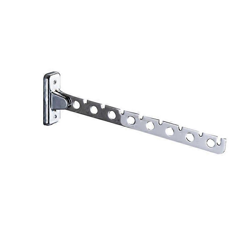 Tilting, foldable hanger rack/including screws/dowels, silver