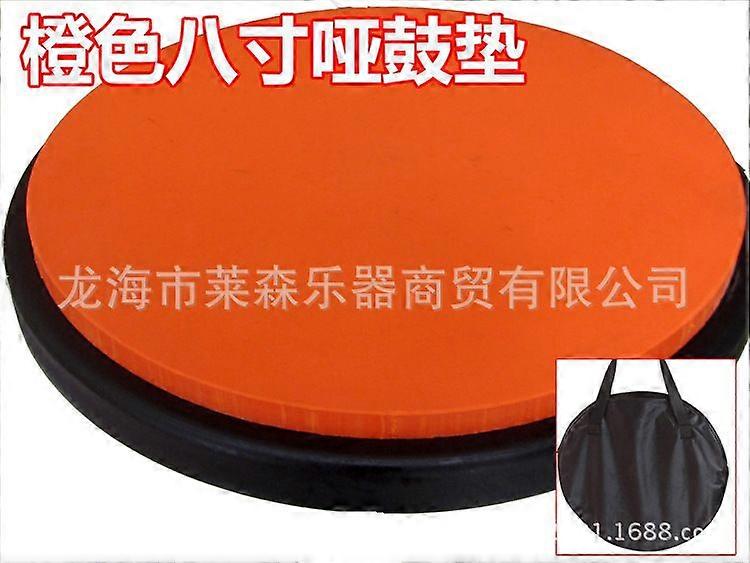 Silent Drum Practice Pad: 8 Inch Snare Pad With Carry Bag For Quiet Drumming Portable Drummers Accessory Instrument Gift